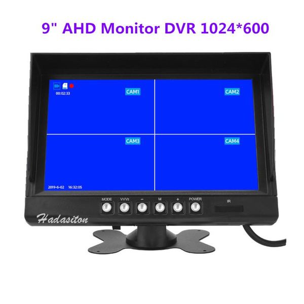 car video 9 inch 4 split screen ahd monitor dvr 720p ips1024*600 security monitoring driving recorder for truck bus indoor
car video 9 inch 4 split screen ahd monitor dvr 720p ips1024*600 security monitoring driving recorder for truck bus indoor