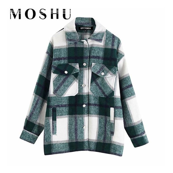 women's jackets woolen plaid jacket coat women casual vintage warm overcoat pockets oversized female long sleeve loose, Black;brown
women's jackets woolen plaid jacket coat women casual vintage warm overcoat pockets oversized female long sleeve loose, Black;brown
