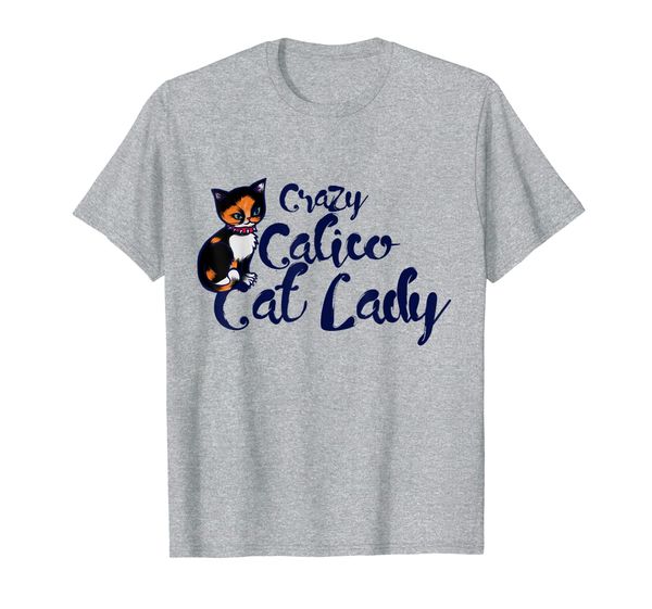 crazy calico cat lady cute calico cat t-shirt, White;black
crazy calico cat lady cute calico cat t-shirt, White;black