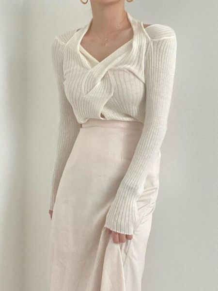 women's knits & tees zawfl - women's plain knit sweater, long sleeve loose pullover with round neck and lantern, suitable for autu, White
women's knits & tees zawfl - women's plain knit sweater, long sleeve loose pullover with round neck and lantern, suitable for autu, White