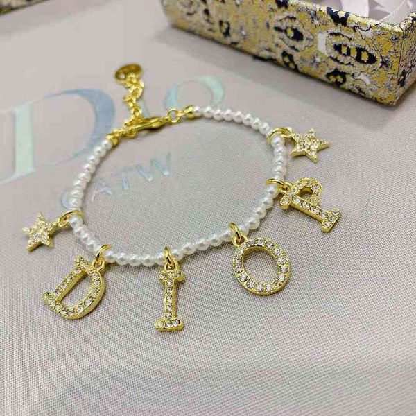 design jewelry letter pearl bracelet seiko pearl fashion temperament necklace blessing bag, Black
design jewelry letter pearl bracelet seiko pearl fashion temperament necklace blessing bag, Black