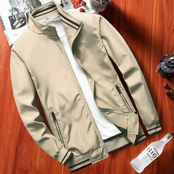 men's jackets autumn mens bomber coat fashion men outwear windbreaker stand collar jacket man slim baseball sportswear clothing, Black;brown
men's jackets autumn mens bomber coat fashion men outwear windbreaker stand collar jacket man slim baseball sportswear clothing, Black;brown