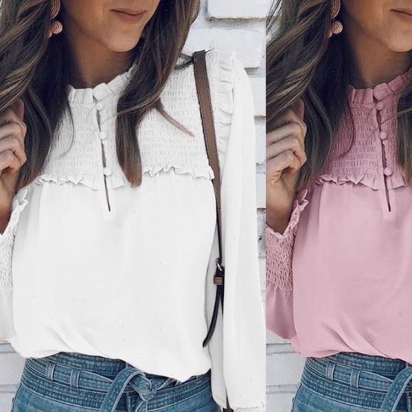 z15 womens shirts chiffon blouse casual button elastic cuffs shirt white office ladies blouses blusa autumn top
z15 womens shirts chiffon blouse casual button elastic cuffs shirt white office ladies blouses blusa autumn top