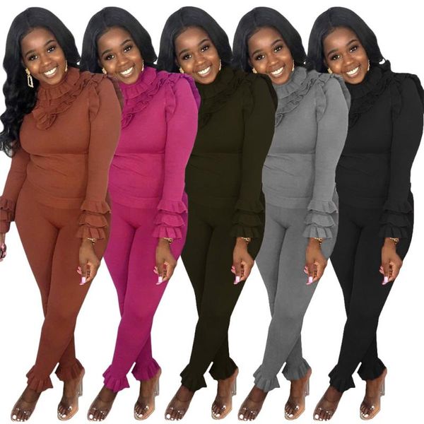 two piece dress tmustobe knitted tracksuits women 2 set ruffle pullovers and pants suit cascading matching sets fall outfits female, White
two piece dress tmustobe knitted tracksuits women 2 set ruffle pullovers and pants suit cascading matching sets fall outfits female, White