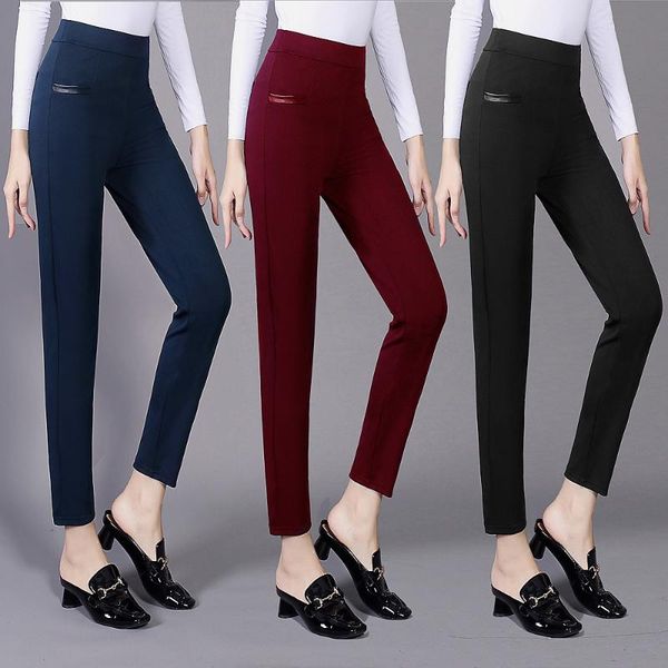 men's pants women's outer wear trousers, high waist, feet pants, nine-point wholesale thin pencil overalls women, Black
men's pants women's outer wear trousers, high waist, feet pants, nine-point wholesale thin pencil overalls women, Black