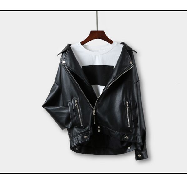 spring fall women cool plutonium loose long black sleeve skinny female motorcycle leather jacket d026 jackets vw8f, Black;brown
spring fall women cool plutonium loose long black sleeve skinny female motorcycle leather jacket d026 jackets vw8f, Black;brown