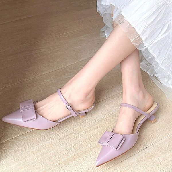 brand 2021 pointed toe bow tie office lady cosy genuine leather 100% natural skin women sandals shoes mules slipper, Black
brand 2021 pointed toe bow tie office lady cosy genuine leather 100% natural skin women sandals shoes mules slipper, Black