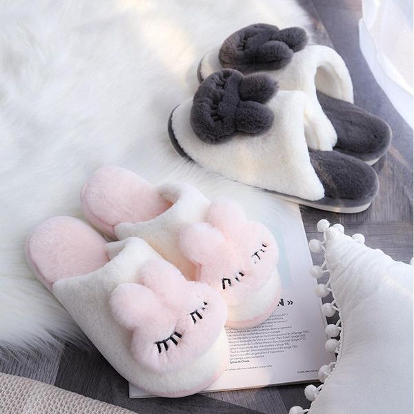 slippers winter cotton fur home warm thick bottom indoor shoes cat women fluffy, Black
slippers winter cotton fur home warm thick bottom indoor shoes cat women fluffy, Black