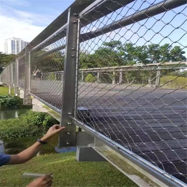 fencing, trellis & gates stainless steel safety wire rope cable mesh for balcony infill
fencing, trellis & gates stainless steel safety wire rope cable mesh for balcony infill