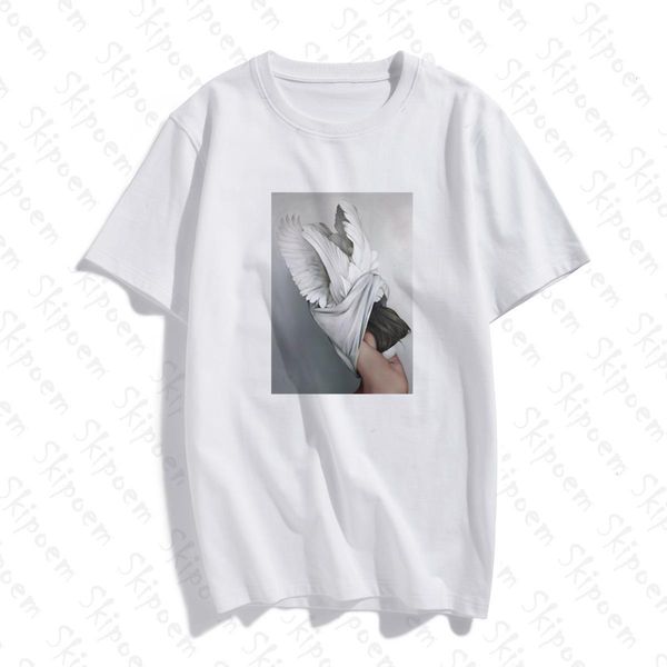 aesthetic feather girl vintage tumblr womens kawaii korean style gothic short sleeve cotton plus size streetwear clothes, White
aesthetic feather girl vintage tumblr womens kawaii korean style gothic short sleeve cotton plus size streetwear clothes, White