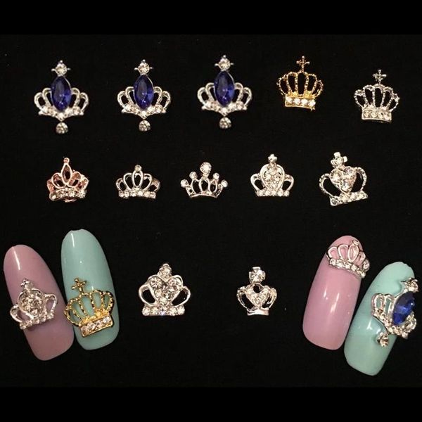 nail art decorations 10pcs/lot 3d jewelry shining crystal rhinestones decoration accessories silver/gold crown style shape
nail art decorations 10pcs/lot 3d jewelry shining crystal rhinestones decoration accessories silver/gold crown style shape