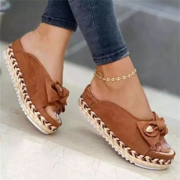 women bowknot slippers 2021 summer new fashion peep toe solid ladies comfortable home beach sandals rome casual shoes female, Black
women bowknot slippers 2021 summer new fashion peep toe solid ladies comfortable home beach sandals rome casual shoes female, Black