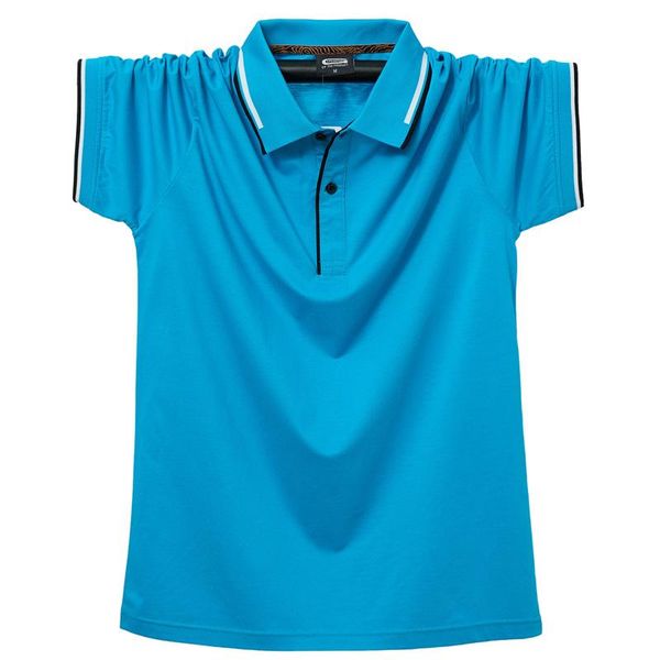 men's polos young and middle-aged mercerized cotton thin business men summer t-large size lapel short-sleeved t-shirt, White;black
men's polos young and middle-aged mercerized cotton thin business men summer t-large size lapel short-sleeved t-shirt, White;black