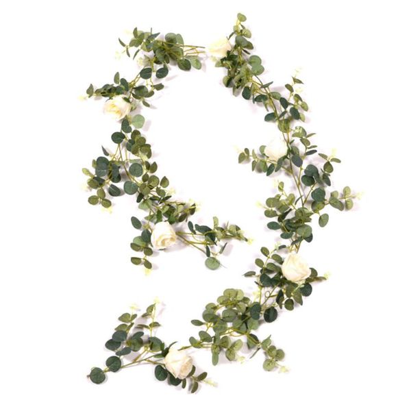 decorative flowers & wreaths artificial rose silk greenery eucalyptus garland leaves for wedding backdrop wall decor
decorative flowers & wreaths artificial rose silk greenery eucalyptus garland leaves for wedding backdrop wall decor