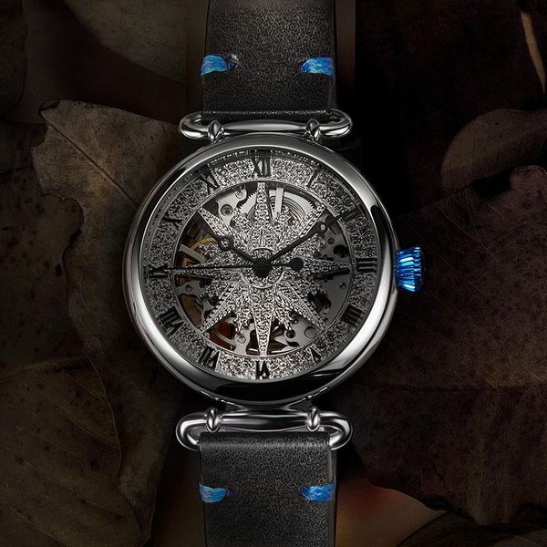 wristwatches davena hollow automatic mechanical watch woman watches female full diamond waterproof octagonal star clock leather belt 39, Slivery;brown
wristwatches davena hollow automatic mechanical watch woman watches female full diamond waterproof octagonal star clock leather belt 39, Slivery;brown