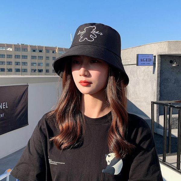 bucket hat 2021 exquisite bear design women's fisherman's leisure fashion, Blue;gray
bucket hat 2021 exquisite bear design women's fisherman's leisure fashion, Blue;gray