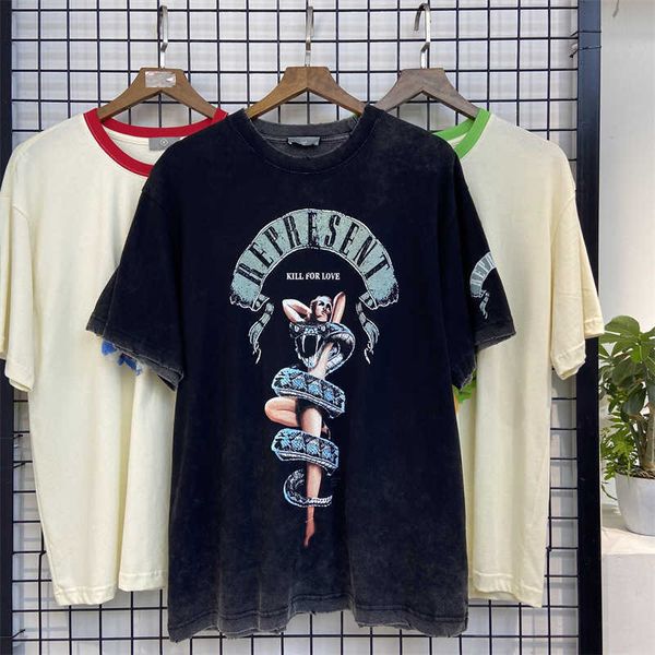 men's t-shirts present summer loose fit hoodless black collarless cotton casual youth cartoon t-shirt, White;black
men's t-shirts present summer loose fit hoodless black collarless cotton casual youth cartoon t-shirt, White;black