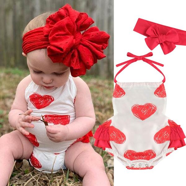 princess baby girls boys bodysuits valentine's day outfits heart print ruffles sleeveless halter jumpsuits 0-24m, Blue
princess baby girls boys bodysuits valentine's day outfits heart print ruffles sleeveless halter jumpsuits 0-24m, Blue