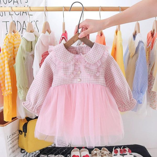 girl's dresses baby girls' spring and autumn plaid dress little fragrant wind mesh princess for kids, Red;yellow
girl's dresses baby girls' spring and autumn plaid dress little fragrant wind mesh princess for kids, Red;yellow