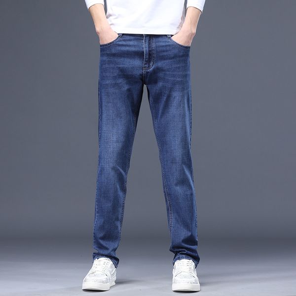 fashion jeans middle aged men's loose wide leg embroidery elastic spring summer thin casual high waist pants, Blue
fashion jeans middle aged men's loose wide leg embroidery elastic spring summer thin casual high waist pants, Blue