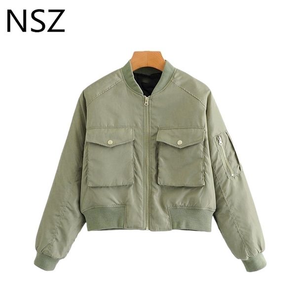 nsz women oversized winter bomber jacket padded coat moto biker pilot crop large size femme parkas outerwear military green 210819, Black
nsz women oversized winter bomber jacket padded coat moto biker pilot crop large size femme parkas outerwear military green 210819, Black