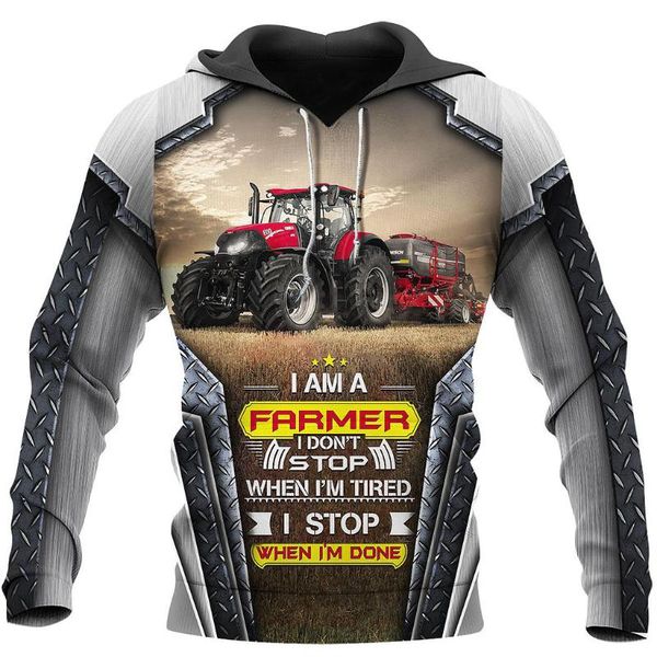 men's hoodies & sweatshirts 2021 worker farmer tractor instrument funny fashion long sleeves 3dprint zipper/hoodies/sweatshirts/jacket/, Black
men's hoodies & sweatshirts 2021 worker farmer tractor instrument funny fashion long sleeves 3dprint zipper/hoodies/sweatshirts/jacket/, Black