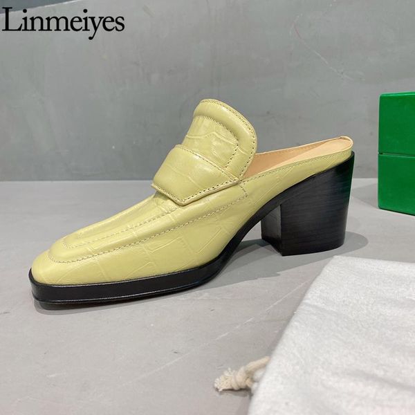 europe and america square toe women slipper crocodile pattern leather slides chunky high heel woman mules party shoes slippers, Black
europe and america square toe women slipper crocodile pattern leather slides chunky high heel woman mules party shoes slippers, Black