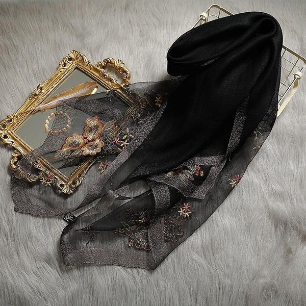 scarves 2021 real silk wool scarf floral embroidery women winter shawls hijab wraps pashmina bandana poncho cachecol, Blue;gray
scarves 2021 real silk wool scarf floral embroidery women winter shawls hijab wraps pashmina bandana poncho cachecol, Blue;gray