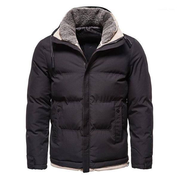 men's down & parkas 2021 plush collar winter mens jackets and coats stand casual slim fit thick warm parka men windbreaker coat, Black
men's down & parkas 2021 plush collar winter mens jackets and coats stand casual slim fit thick warm parka men windbreaker coat, Black