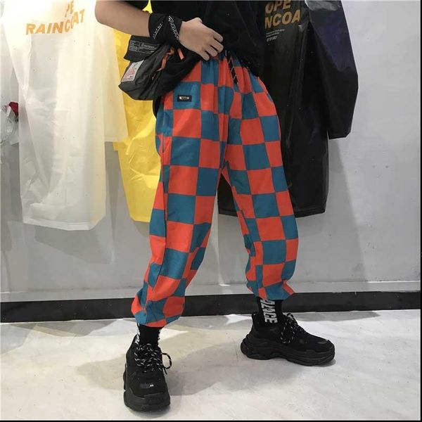women pants hip hop brand korean couple womens clothing pockets harajuku ulzzang personality checkerboard plaid high loose harem, Black;white
women pants hip hop brand korean couple womens clothing pockets harajuku ulzzang personality checkerboard plaid high loose harem, Black;white