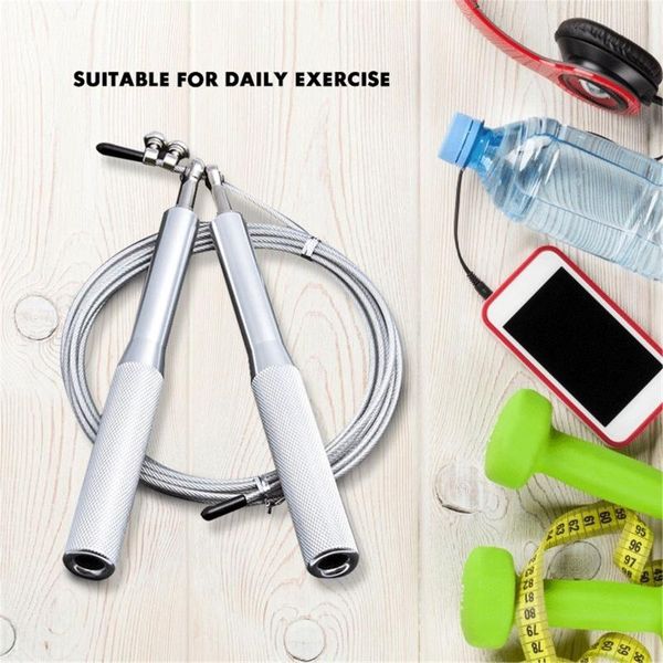 weight-bearing fitness skipping rope aluminum alloy handle jump ropes with adjustable length
weight-bearing fitness skipping rope aluminum alloy handle jump ropes with adjustable length