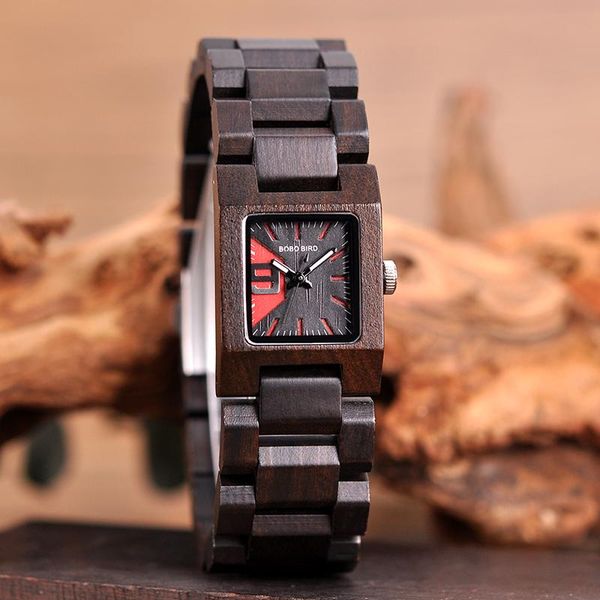 wristwatches wooden ladies watches women wood watch bobo bird bamboo wristwatch quartz square in box girl friend gift, Slivery;brown 
wristwatches wooden ladies watches women wood watch bobo bird bamboo wristwatch quartz square in box girl friend gift, Slivery;brown