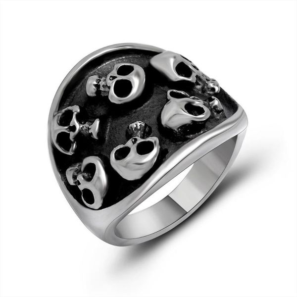 wedding rings fashion stainless steel skull ring couples men and women trendy simple punk jewelry gift s058, Slivery;golden
wedding rings fashion stainless steel skull ring couples men and women trendy simple punk jewelry gift s058, Slivery;golden
