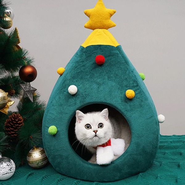 cat beds & furniture cute house christmas tree shape half closed warm soft winter pet litter gift for
cat beds & furniture cute house christmas tree shape half closed warm soft winter pet litter gift for