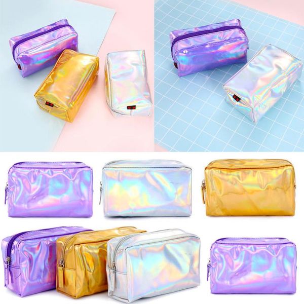 storage bags laser purse pencil cosmetics make up bag holographic hologram metallic color
storage bags laser purse pencil cosmetics make up bag holographic hologram metallic color