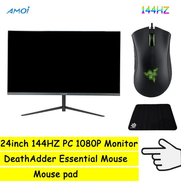 amoi 24 inch 144hz pc 1080p monitor lcd display gamer computer screen full hd,mouse pad,deathadder essential wired gaming mouse monitors
amoi 24 inch 144hz pc 1080p monitor lcd display gamer computer screen full hd,mouse pad,deathadder essential wired gaming mouse monitors
