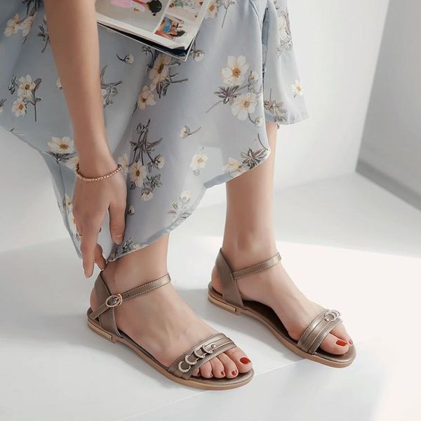big size 9 11 12 13 14 15 summer flat sandals ladies women shoes woman crystal strap buckled flat-soled, Black
big size 9 11 12 13 14 15 summer flat sandals ladies women shoes woman crystal strap buckled flat-soled, Black