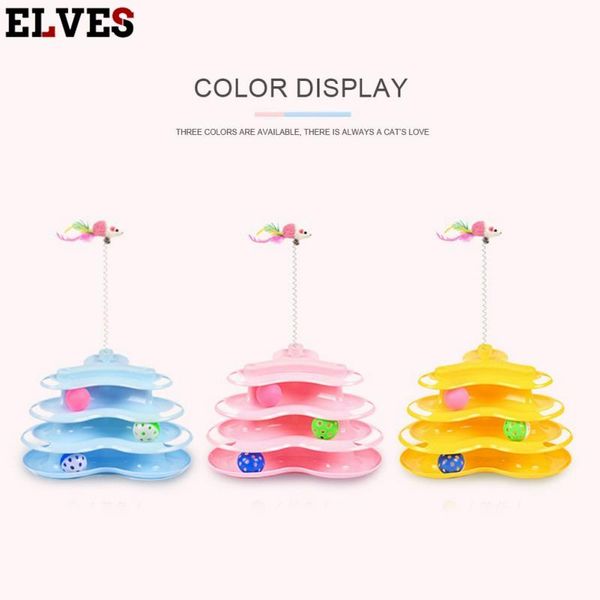 est three-layer turntable for pet cats with teeth and toys faux mouse feather rod cat ball fun playing toy durable
est three-layer turntable for pet cats with teeth and toys faux mouse feather rod cat ball fun playing toy durable