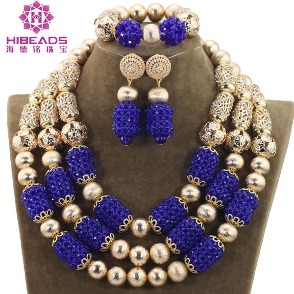 earrings & necklace dubai gold events occassion beads set superior blue african wedding jewelry sets princess abh415, Silver
earrings & necklace dubai gold events occassion beads set superior blue african wedding jewelry sets princess abh415, Silver