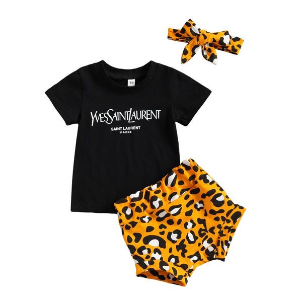 clothing sets 0-3y summer infant baby girls clothes 3pcs letter short sleeve pullover t shirts leopard shorts headband, White
clothing sets 0-3y summer infant baby girls clothes 3pcs letter short sleeve pullover t shirts leopard shorts headband, White