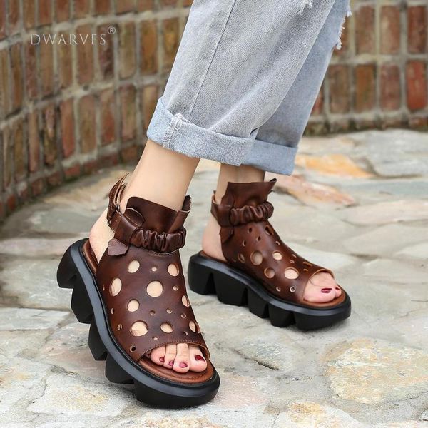 dress shoes handmade leather light platform sandals for women mori girl style retro flip flops coffee/brown, Black
dress shoes handmade leather light platform sandals for women mori girl style retro flip flops coffee/brown, Black