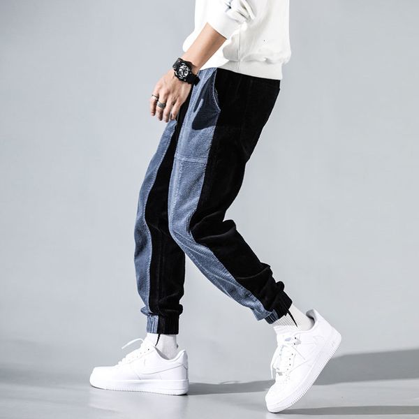 pantretro fashion men's casual blue black overalls jogging hip-hop style loose corduroy pants
pantretro fashion men's casual blue black overalls jogging hip-hop style loose corduroy pants