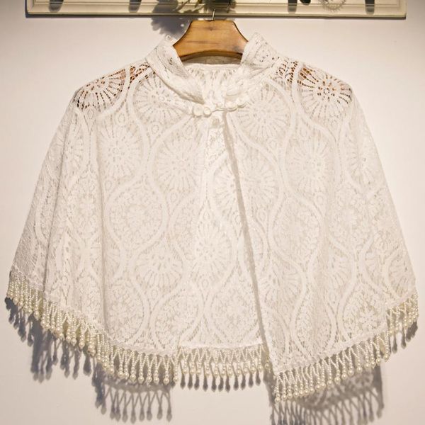 scarves women's spring summer hollow out pearl tassel pashmina female sunscreen mesh lace shawl cloak r1979, Blue;gray
scarves women's spring summer hollow out pearl tassel pashmina female sunscreen mesh lace shawl cloak r1979, Blue;gray