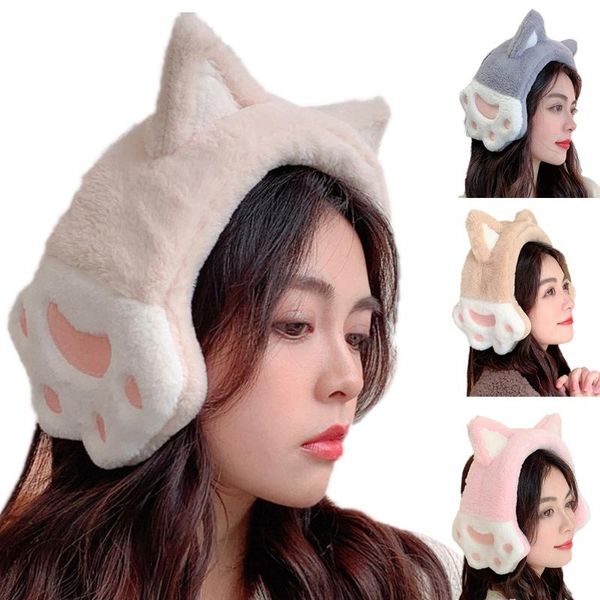 berets 2021 animal ear muffs for winter cute kids cat earmuffs kawaii girl boy fleece, Blue;gray
berets 2021 animal ear muffs for winter cute kids cat earmuffs kawaii girl boy fleece, Blue;gray