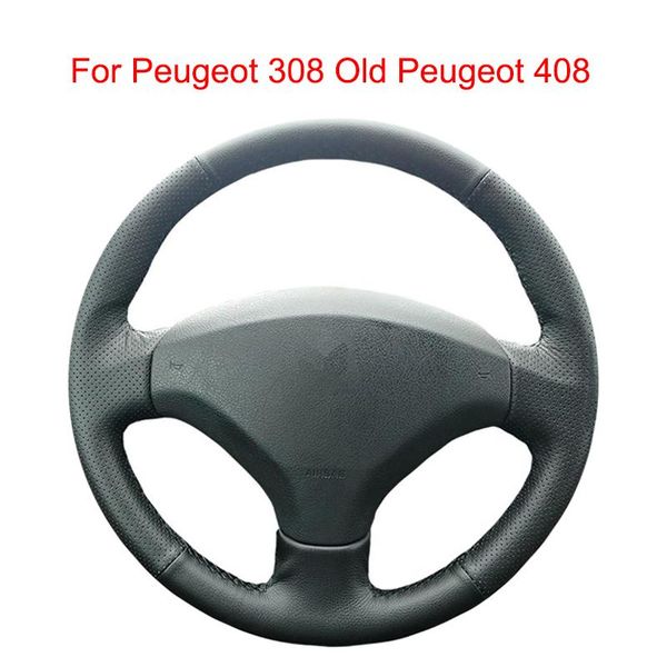 steering wheel covers customized original car cover for 308 old 408 leather braid auto wrap black
steering wheel covers customized original car cover for 308 old 408 leather braid auto wrap black