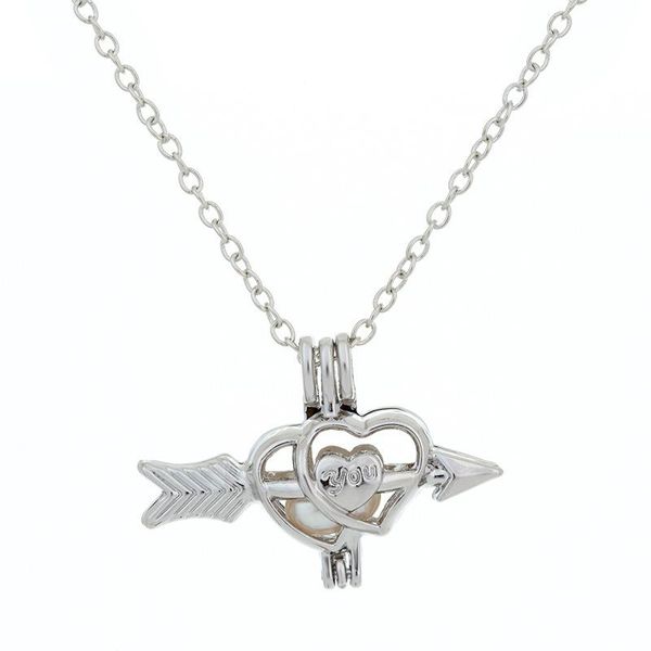 chains fashion love pendant freshwater pearl necklace women's beautiful charm halloween jewelry gift, Silver
chains fashion love pendant freshwater pearl necklace women's beautiful charm halloween jewelry gift, Silver