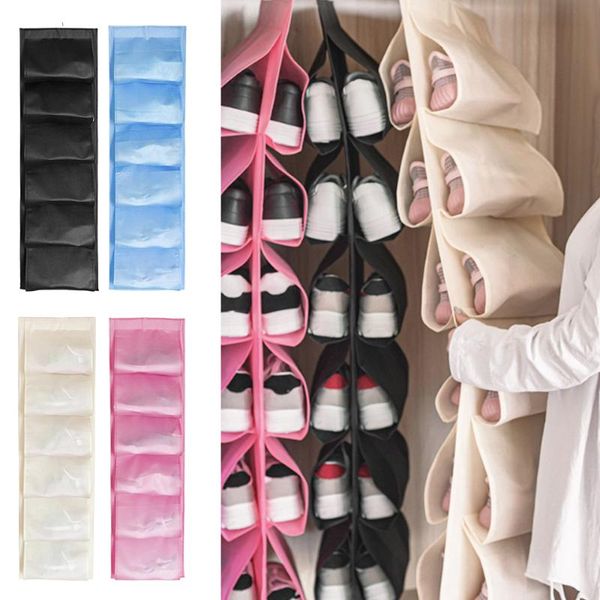 hanging shoe organizer storage bag folding wall-mouted display home portable outdoor travel organize clothing & wardrobe
hanging shoe organizer storage bag folding wall-mouted display home portable outdoor travel organize clothing & wardrobe
