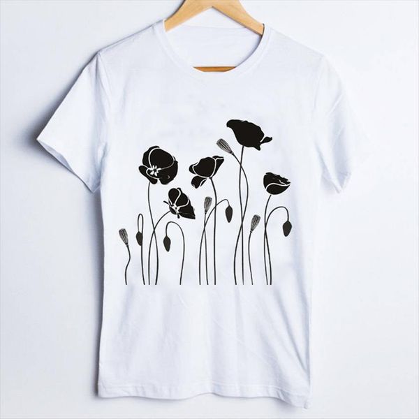 tees print floral plant fashion womens summer autumn trend 90s clothes lady clothing female t shirt, White
tees print floral plant fashion womens summer autumn trend 90s clothes lady clothing female t shirt, White