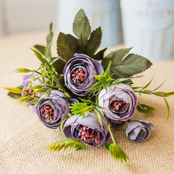 zinmol artificial flower rose silk vivid european style elegant vintage 9 heads home decoration table deco decorative flowers & wreaths
zinmol artificial flower rose silk vivid european style elegant vintage 9 heads home decoration table deco decorative flowers & wreaths