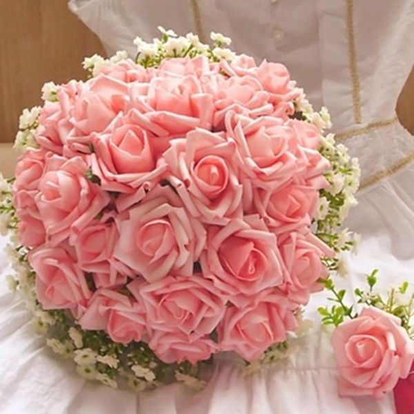 mini pe foam rose wedding bridal bridesmaid bouquet artificial flowers diy wreath decorative valentine's day fake 6z & wreaths
mini pe foam rose wedding bridal bridesmaid bouquet artificial flowers diy wreath decorative valentine's day fake 6z & wreaths
